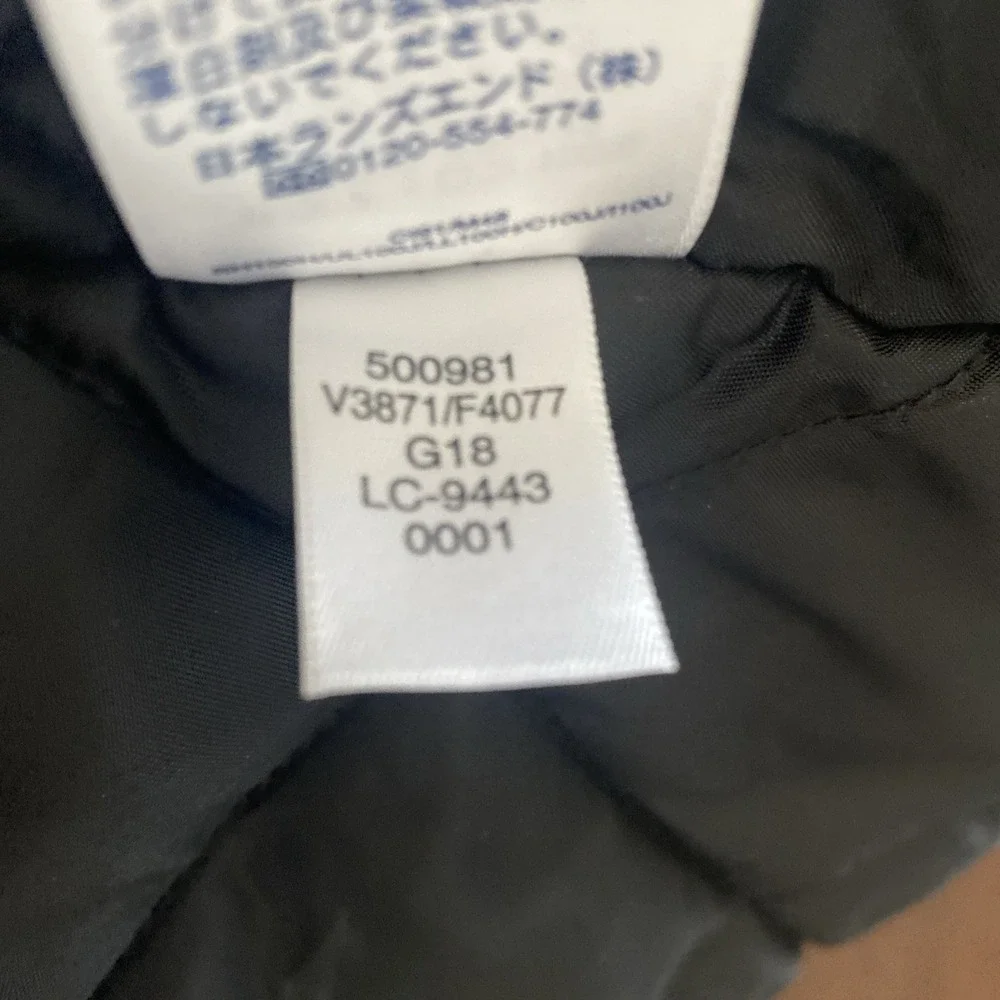 Lands End Mens Stadium Squall Coat Black Long Insulated Parka Reindeer Men's XXL